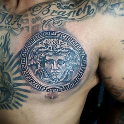 versace tattoo on neck|versace tattoo meaning.